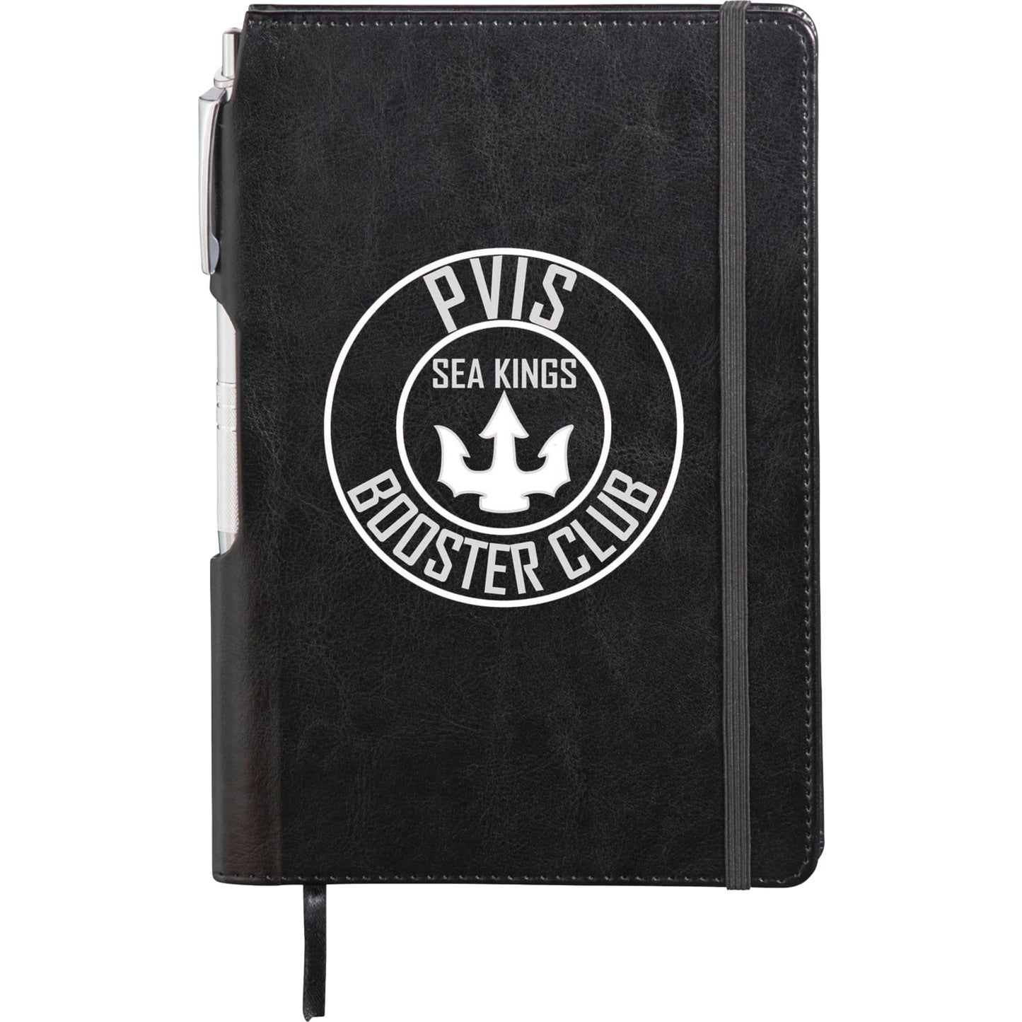 6in x 8.5in Viola Bound Notebook with Pen