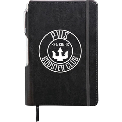 6in x 8.5in Viola Bound Notebook with Pen