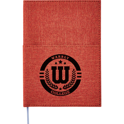 5inx 7in Canvas Pocket Refillable Notebook