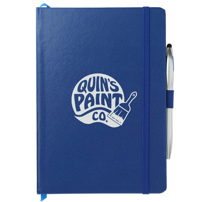 6in x 8.5in Crown Journal with Pen-Stylus