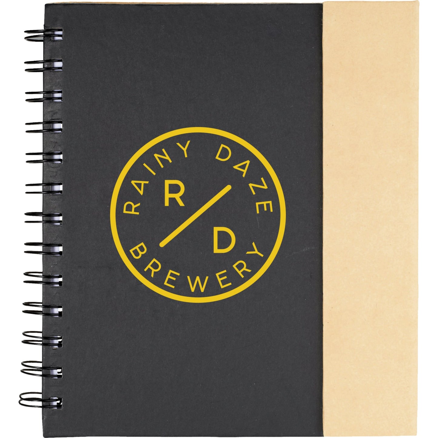 6.5in x 7in Lock-it Spiral Notebook w/Pen