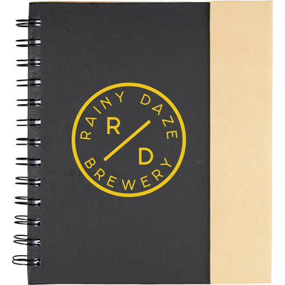 6.5in x 7in Lock-it Spiral Notebook w/Pen