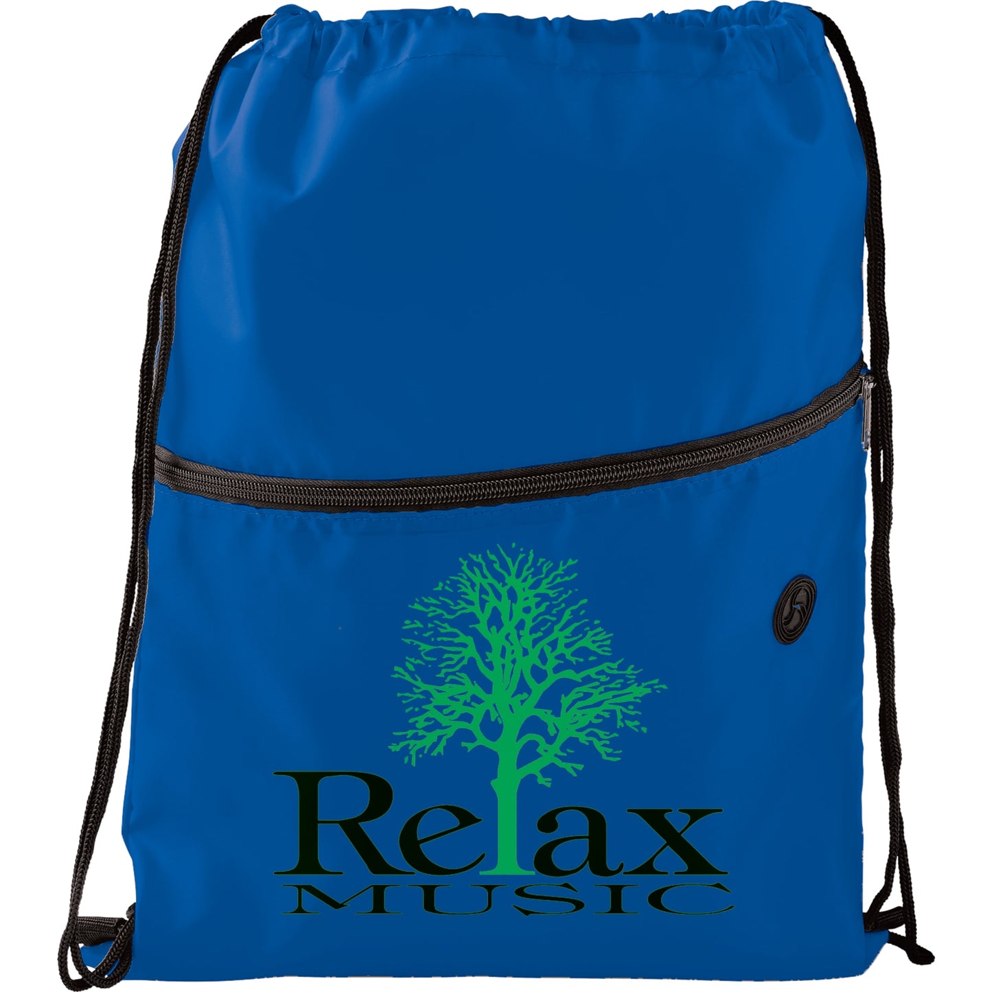 Insulated Zippered Drawstring Bag