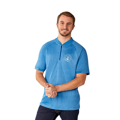 Mens KINPORT SS Stand Collar Polo