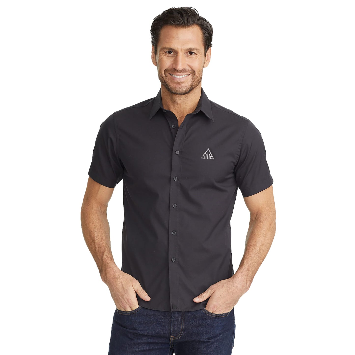 UNTUCKit Classic Coufran Short Sleeve Shirt-Mens