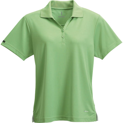 Womens MORENO TEXT MICRO SS POLO