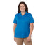 Womens MORENO TEXT MICRO SS POLO