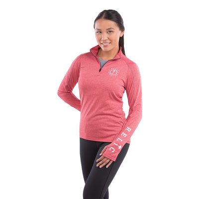Womens TAZA Knit Quarter Zip