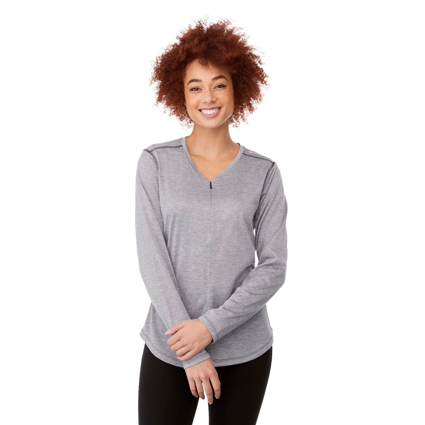 Womens Quadra Long Sleeve Top