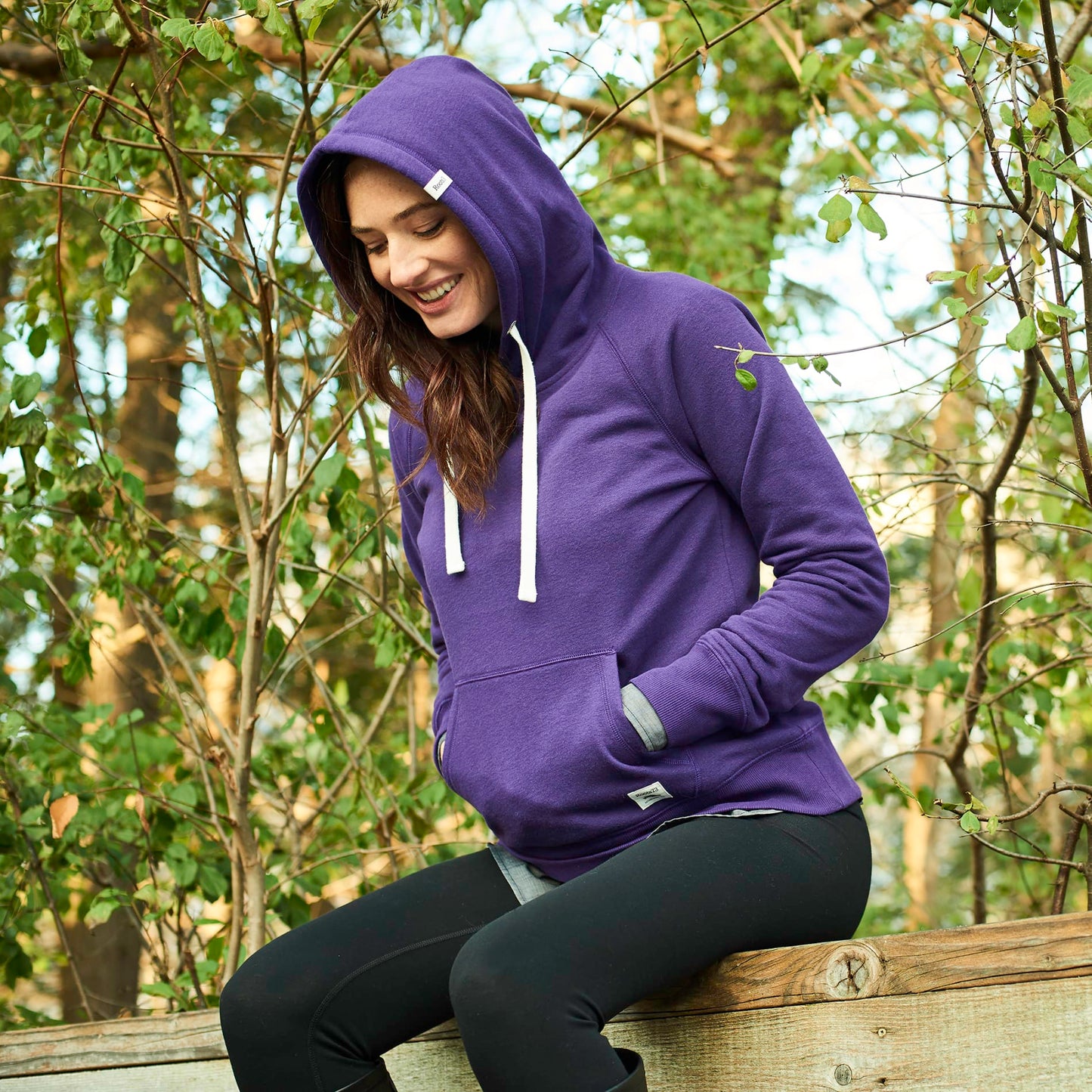Womens MAPLEGROVE Roots73 Flc Hoody
