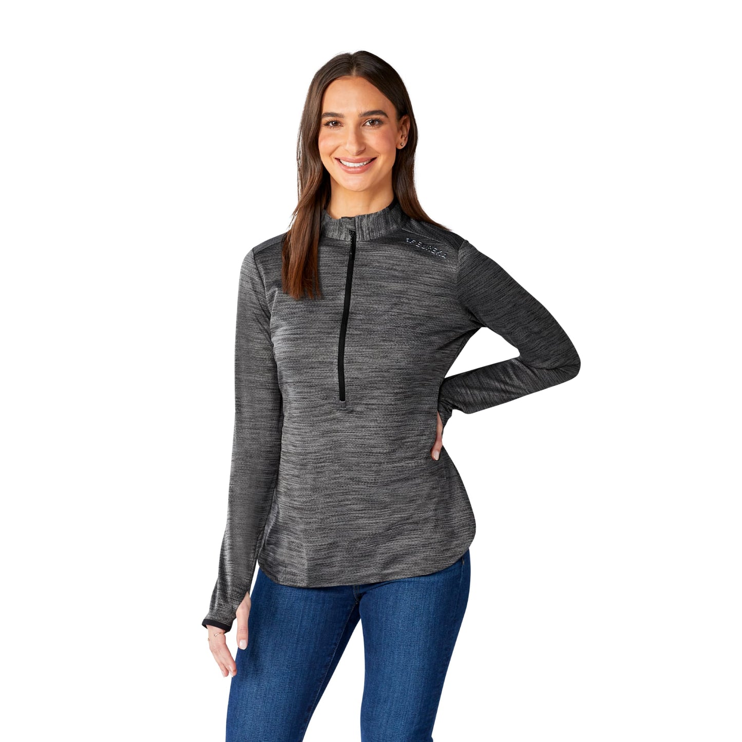 Womens MATHER Knit Half Zip