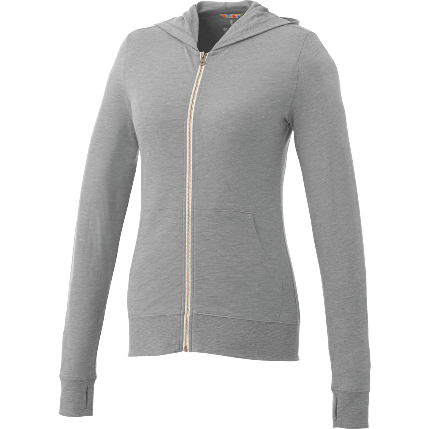 Womens Garner Knit Full Zip Hoody