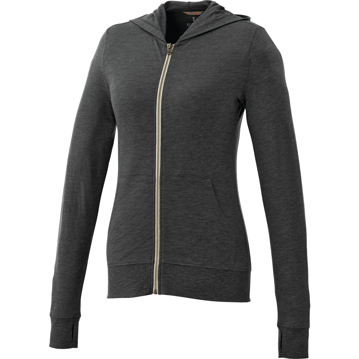 Womens Garner Knit Full Zip Hoody